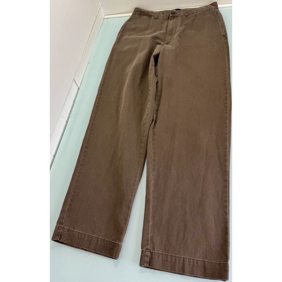 VTG Polo Ralph Lauren Philip Pants Mens 33X32 (33X31) Chino 90's Y2K Wide Leg - Picture 1 of 14